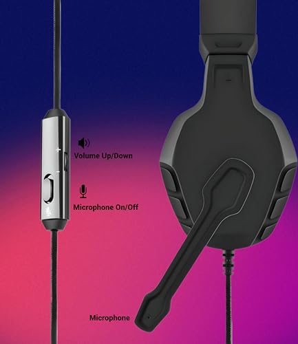 Betron Wired Gaming Headset with Microphone for All