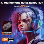 Krysenix PG2 RGB Gaming Headset for Consoles