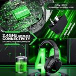 WolfLawS Wireless Gaming Headset for Multiple Consoles