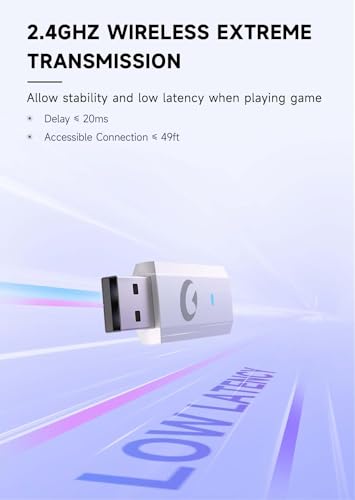 Gvyugke Wireless Gaming Headset with RGB Lights