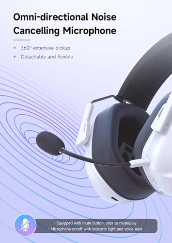 Gvyugke Wireless Gaming Headset with RGB Lights