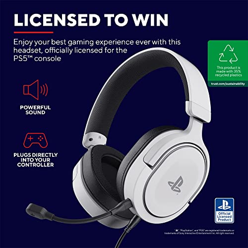 Trust Gaming GXT 498W Forta PS5 Gaming Headset