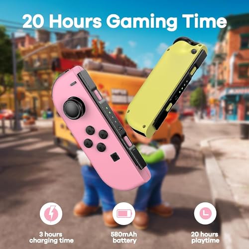 Nintendo Switch Joy-Con Controllers - Pink & Yellow