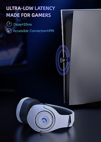 Wireless Gaming Headset with Noise Cancelling Microphone