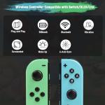 LuckyMoon Switch Controller - Light Green & Blue