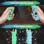 LuckyMoon Switch Controller - Light Green & Blue