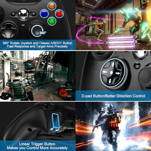 Wired Xbox Controller with Remappable Buttons & Headset Jack