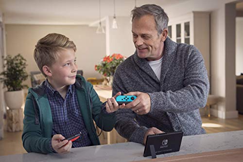 Nintendo Switch - Neon Red and Blue