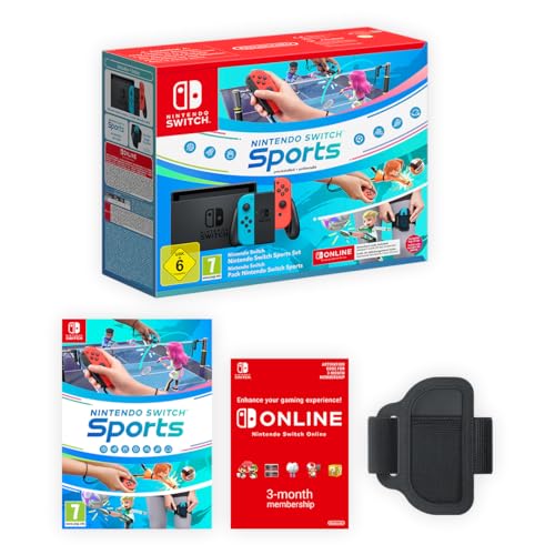 Nintendo Switch with Sports and 3-Month Online Membership