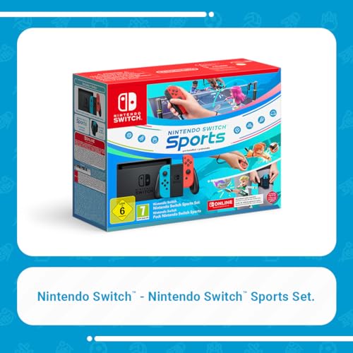 Nintendo Switch with Sports and 3-Month Online Membership