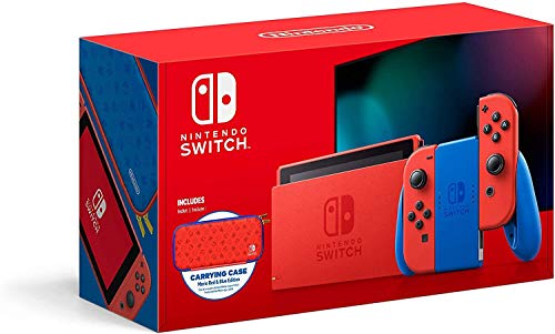 Nintendo Switch Mario Red & Blue Bundle with Joy-Con