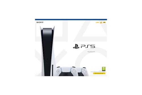 PlayStation 5 Console with Extra White DualSense Controller