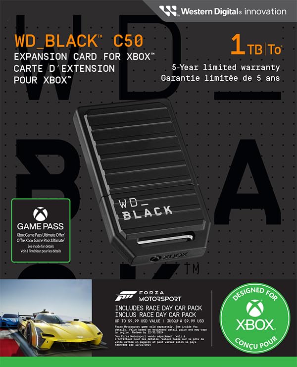WD_BLACK C50 1TB Expansion Card for Xbox