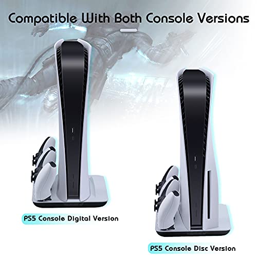 Mcbazel Vertical PS5 Cooling Station with Fast Charging