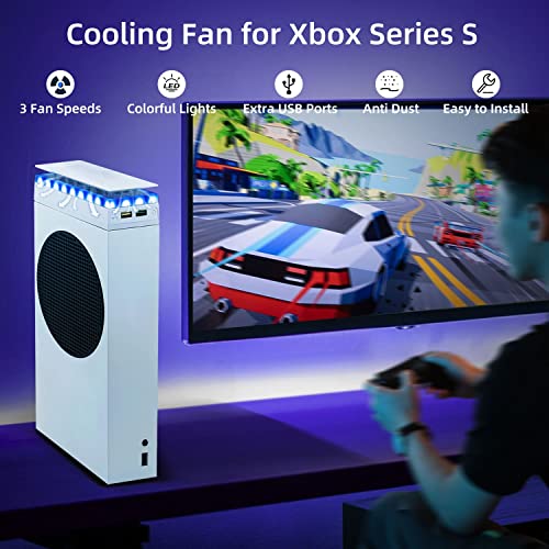Mcbazel Xbox Series S Fan Dust Cover with RGB