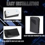 Black PS5 Curved Faceplate with Cooling Vents