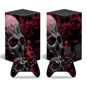 Xbox Series X Skull Vinyl Sticker for Console & Controller