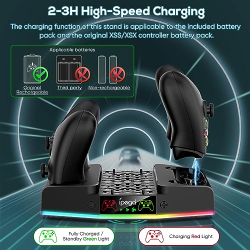 Xbox Series S Cooling Stand with Charging Station