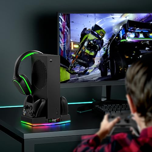 Xbox Series S Cooling Stand with Charging Station