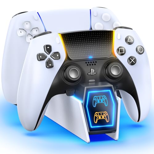 PS5 Controller Charging Station with LED Light