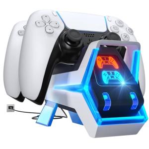 Blue Fast Charging PS5 Controller Charger Station