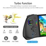 Ergonomic Wireless Switch Controllers with RGB Lighting