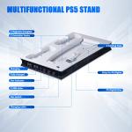 PS5 Cooling Charging Station with LED Lights