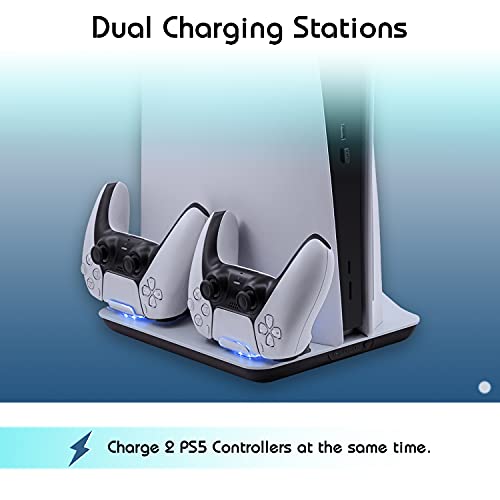 Mcbazel Vertical PS5 Cooling Station with Fast Charging