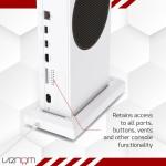 Venom Console Stand with LED Lights - White