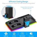 FYOUNG Xbox Series X Vertical Stand with Cooler