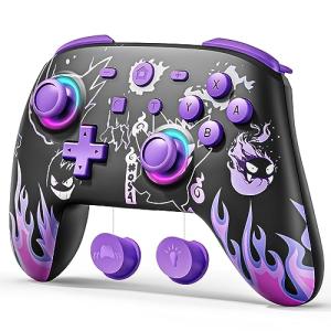 JORREP Wireless Purple Controller for Nintendo Switch