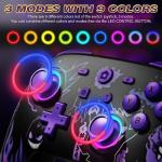 JORREP Wireless Purple Controller for Nintendo Switch