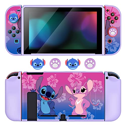 Anime Switch Case with JoyCon Covers and Grip Caps