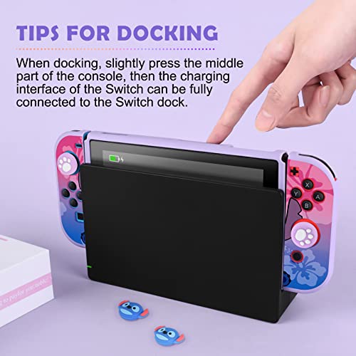 Anime Switch Case with JoyCon Covers and Grip Caps