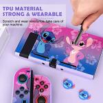 Anime Switch Case with JoyCon Covers and Grip Caps