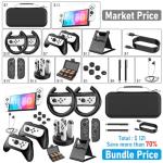 27-in-1 Nintendo Switch OLED Accessory Bundle