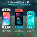 Anime Switch Case with JoyCon Covers and Grip Caps