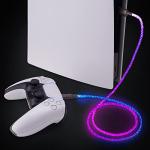 LED USB Charging Cable for PS5 and Xbox