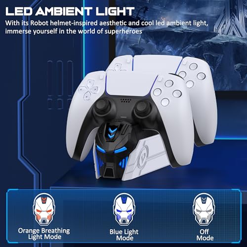 HEYLICOOL Fast Charger Dock for PS5 Controllers