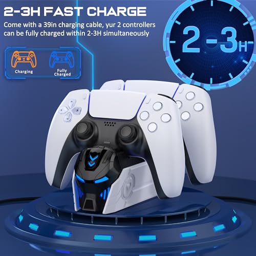 HEYLICOOL Fast Charger Dock for PS5 Controllers