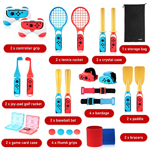 25 in 1 Switch Sports Accessories Bundle