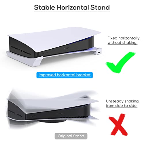 PS5 Horizontal Stand with 4-Port USB Hub