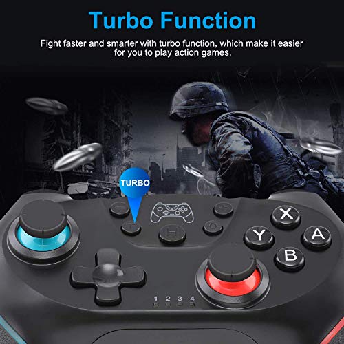 Olimoxi Wireless Switch Pro Controller with Gyro