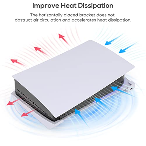 PS5 Horizontal Stand with 4-Port USB Hub