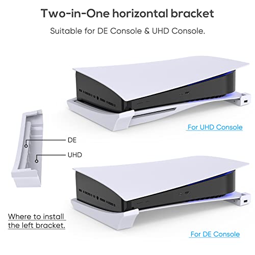 PS5 Horizontal Stand with 4-Port USB Hub