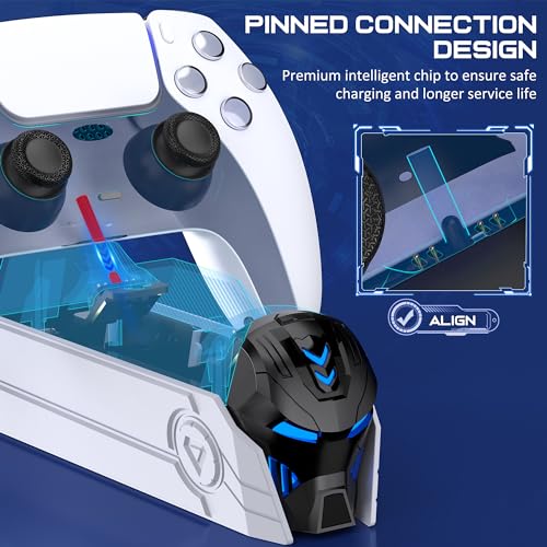 HEYLICOOL Fast Charger Dock for PS5 Controllers