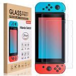 2-Pack Tempered Glass Screen Protectors for Nintendo Switch