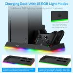 RGB Charging Stand & Cooling Fan for Xbox Series X