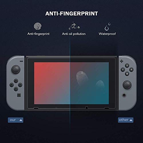 2-Pack Tempered Glass Screen Protectors for Nintendo Switch
