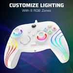 PDP Afterglow Wave Wired Controller - White